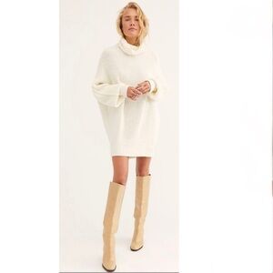 Free People Cocoa Oversized Sweater